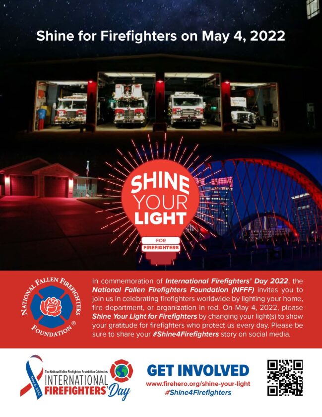 Thank a firefighter Shine Your Light set for May 4 News, Sports
